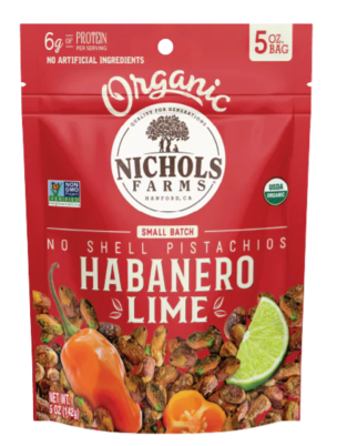 Nichols Farms Habanero Lime Pistachios - 5 OZ