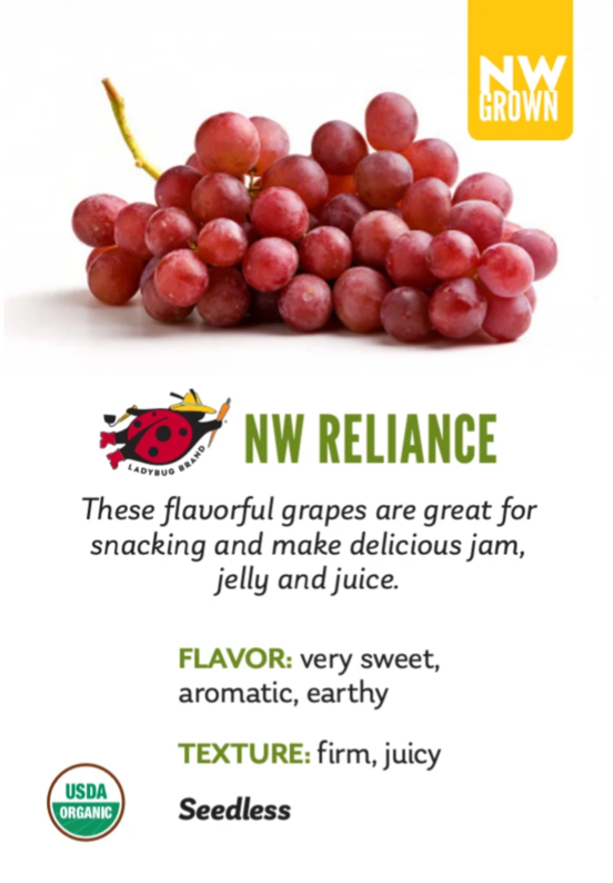 Organic Reliance Grapes - TOTE