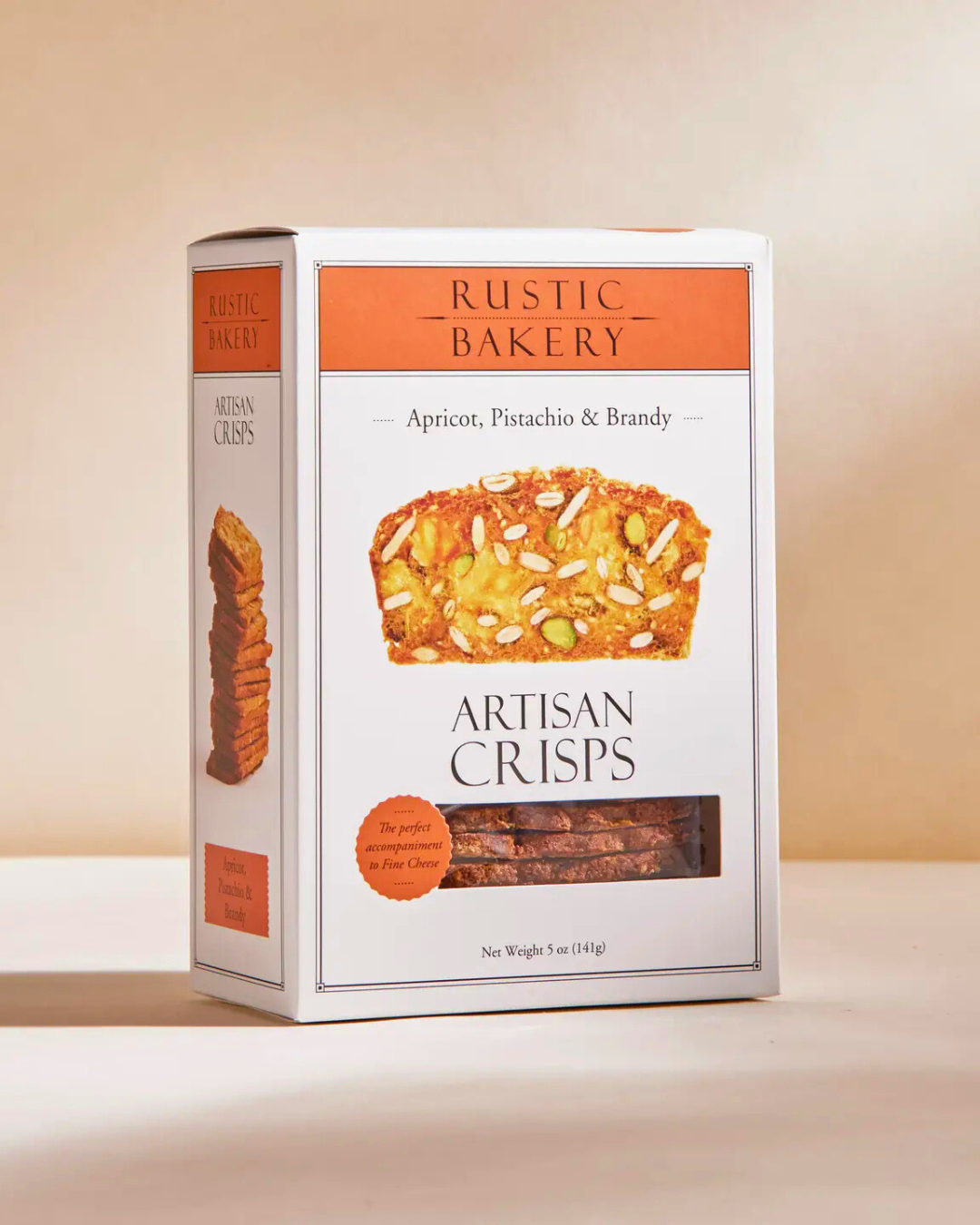 Apricot, Pistachio & Brandy Artisan Crisps - 5 OZ