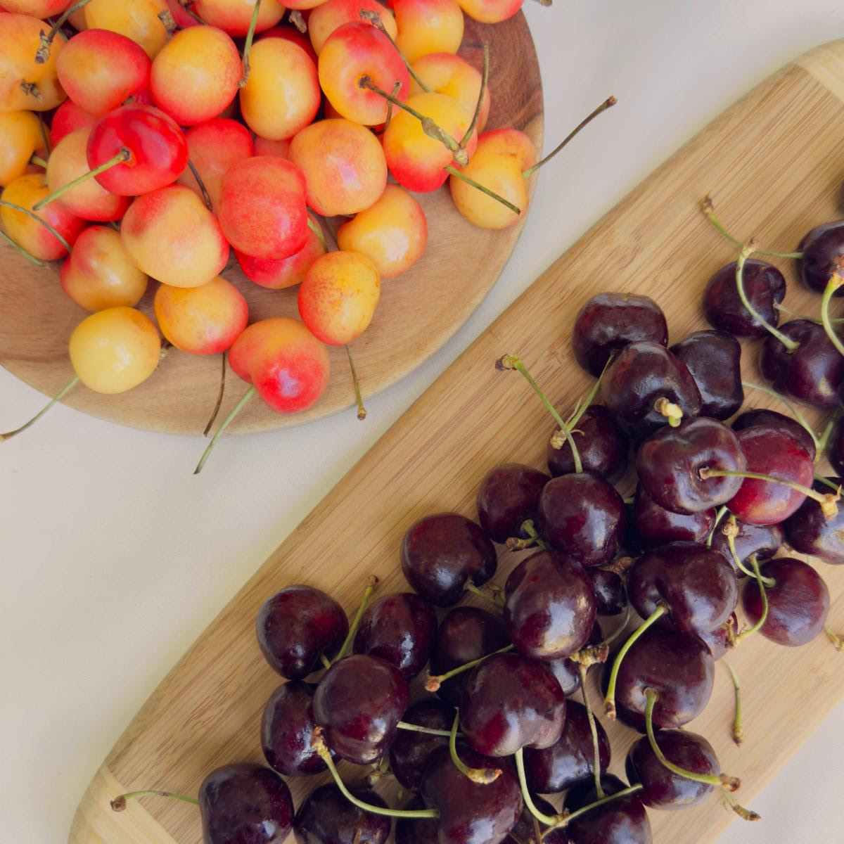 Organic Rainier Cherries - PINT