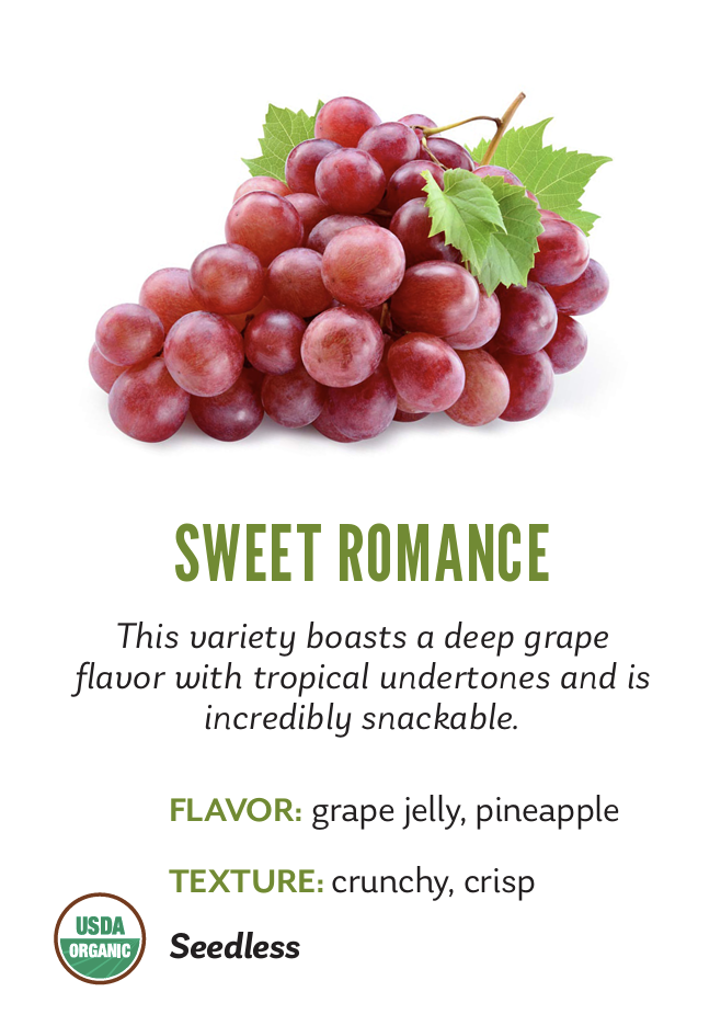 Organic Sweet Romance Grapes - TOTE